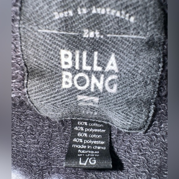 🖤Billabong “worth waiting” tie dye pullover sweatshirt size large - Picture 11 of 11